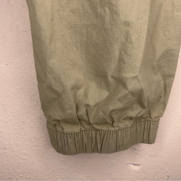 SMALL ZARA KHAKI CARGO PANTS ELASTIC WAIST POCKETS CASUAL OUTDOOR Y2K - Picture 8 of 15